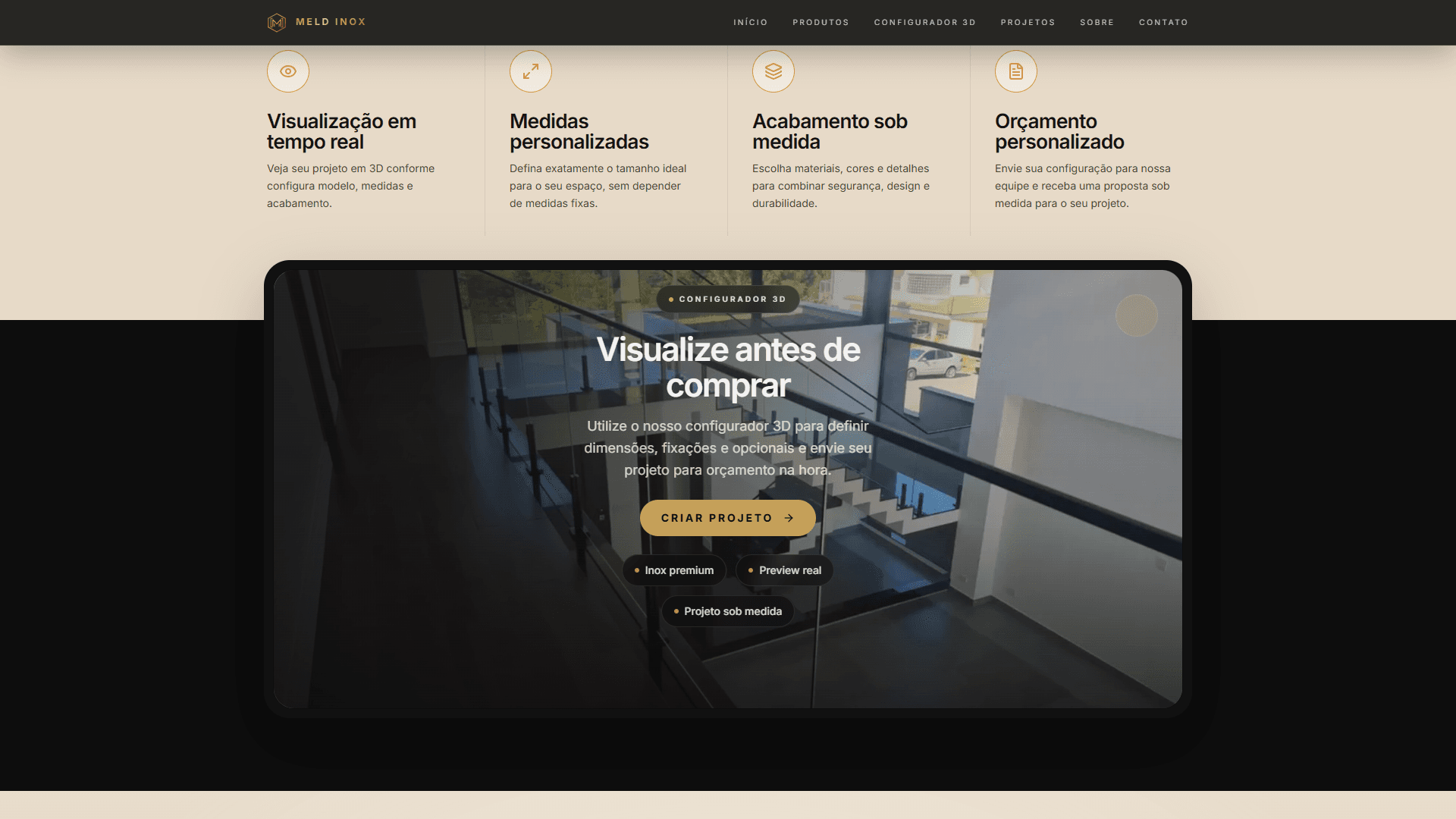 Projetos Estruturais em Inox - Meld